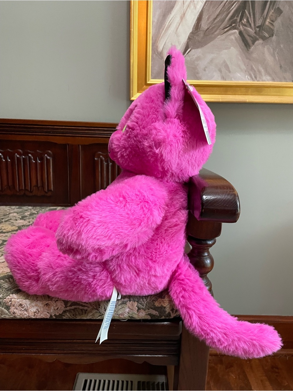 Build-A-Bear Midnight Glow Hot Pink Kitty Cat Plush. NWT. - Picture 4 of 11